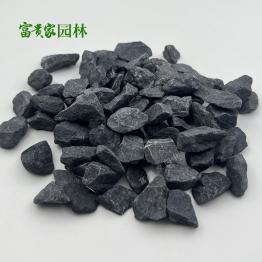 黑砾石 园林铺路黑石子 枯山水黑石头