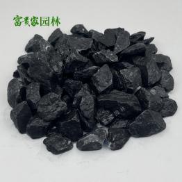 造景铺路黑砾石 黑色水磨石 枯山水黑石子