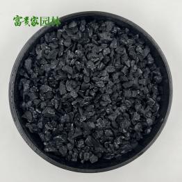 水磨地板黑石 深色水磨砾石6-9mm黑石子