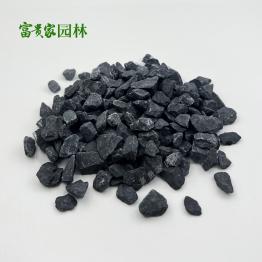 枯山水造景黑石 园林庭院铺路黑砾石4-6mm