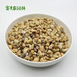 黄色砾石 公园透水地坪水洗石子黄石子