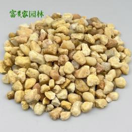 黄石子厂黄石米 黄色胶粘石黄砾石 规格多种水磨石