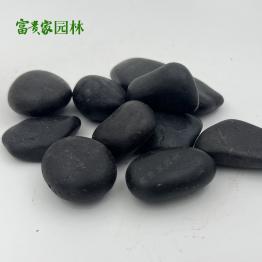 鹅卵石滤料 工程铺路装饰抛光黑灰雨花石 变电站河卵石 