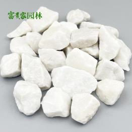 富贵家透水地面白砾石 枯山水白石庭院铺地白色石头1-2cm