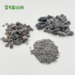 水洗灰色石 景观装饰灰砾石 枯山水灰石子 浅色碎石铺路石批售