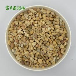 无机水磨石地面黄石子 水磨石子米黄色浅灰色水洗石砾石