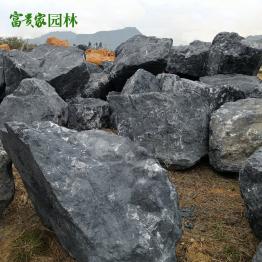 黑山石装笼砌墙黑色石 景观草坪点缀黑石 河滩驳岸园景置石 矿山直发