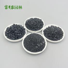 富贵家天然碎石 黑色水磨石骨料 中山公园花坛座椅打磨用黑沙