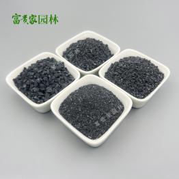 珠海透水路面 黑色石子6-9mm 黑色碎石 园林景观铺路用洗米石