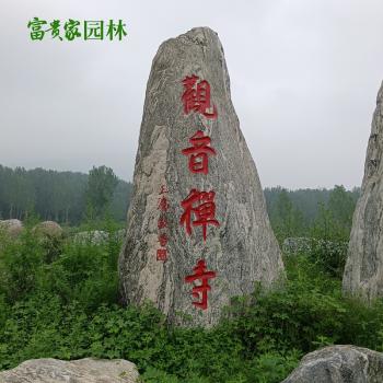 科技园大型泰山石 公园花纹刻字石雪浪石